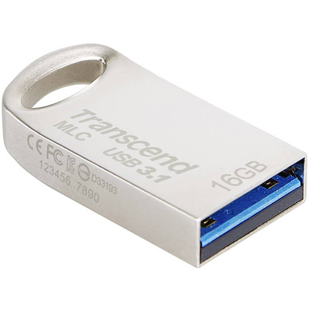 Transcend JetFlash® 720S MLC USB flash disk 16 GB stříbrná TS16GJF720S USB 3.2 Gen 2 (USB 3.1)