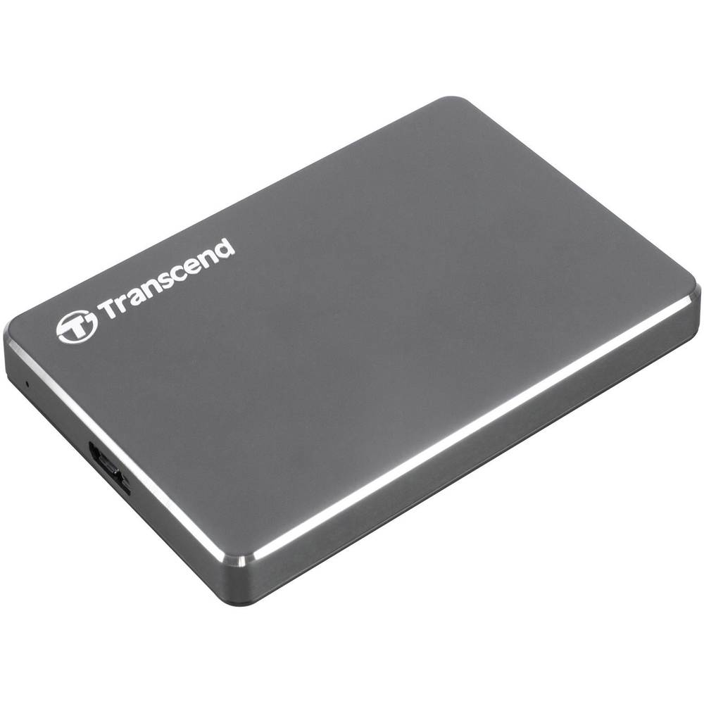 Transcend StoreJet® 25C3N 1 TB externí HDD 6,35 cm (2,5) USB 3.2 Gen 1 (USB 3.0) šedá (metalíza) TS1TSJ25C3N