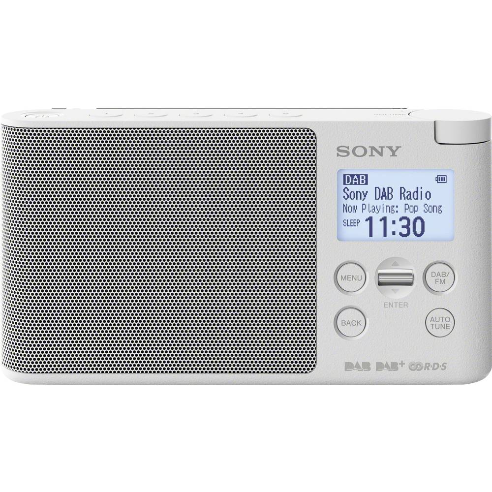 Sony XDR-S41D stolní rádio DAB+, DAB, FM bílá