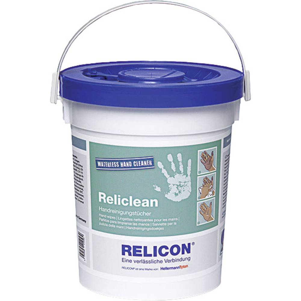 Relicon by HellermannTyton Reliclean WH 70 435-01601 čisticí utěrky na ruce 70 ks