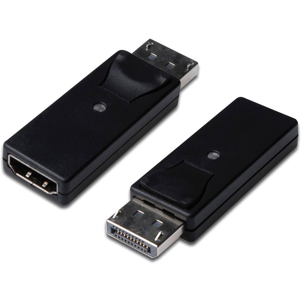 Digitus DB-340602-000-S DisplayPort / HDMI adaptér [1x zástrčka DisplayPort - 1x HDMI zásuvka] černá dvoužilový stíněný,