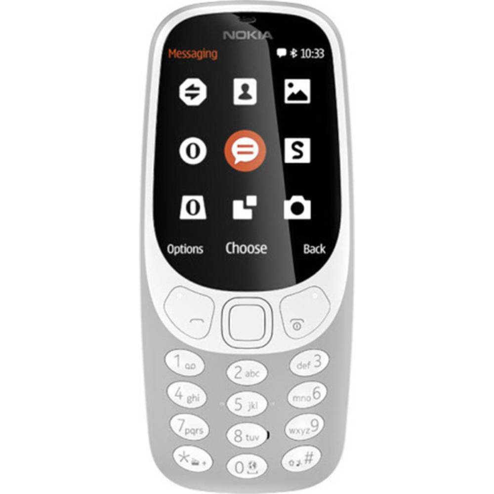 Nokia 3310 mobilní telefon Dual SIM šedá