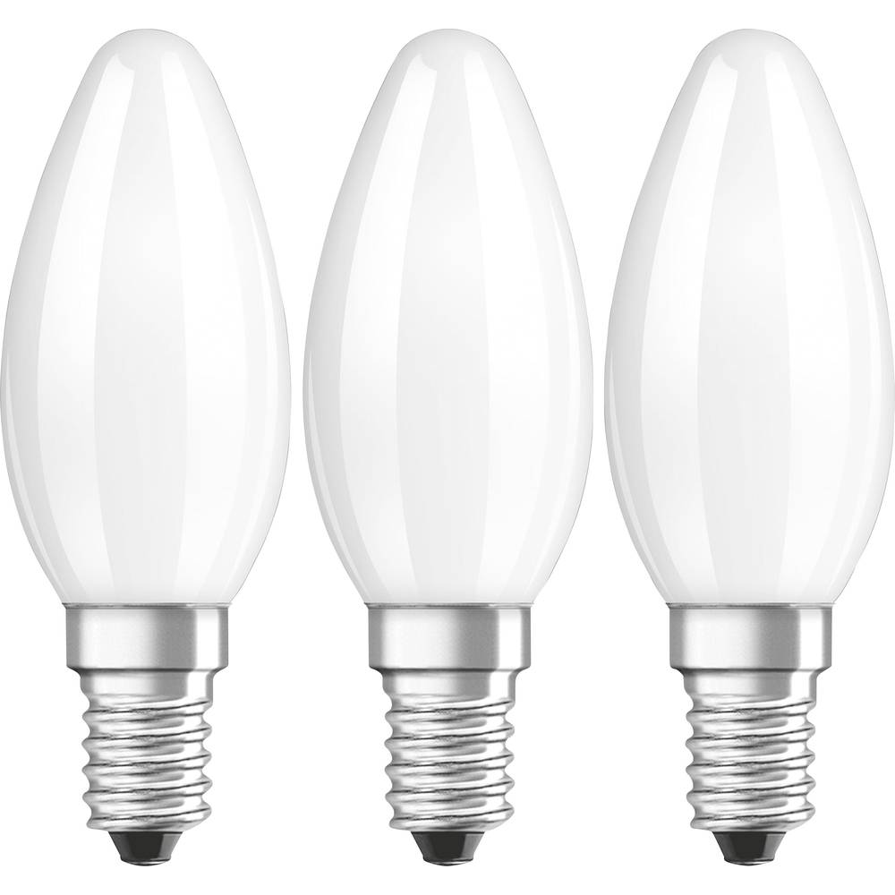 OSRAM 4058075819375 LED Energetická třída (EEK2021) E (A - G) E14 svíčkový tvar 4 W = 40 W teplá bílá (Ø x d) 35 mm x 10