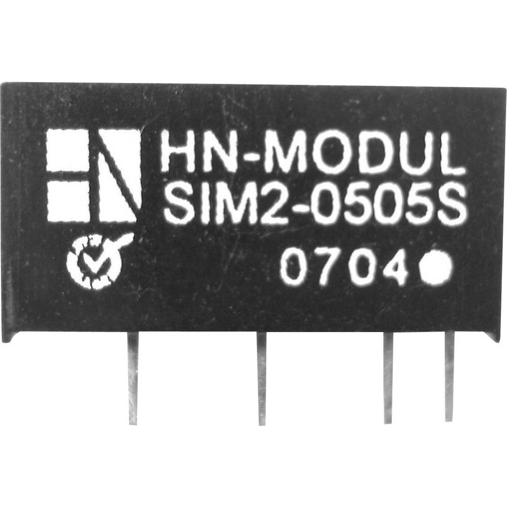 HN Power SIM2-0512D-SIL7 DC/DC měnič napětí do DPS 5 V/DC 12 V/DC, -12 V/DC 82 mA 2 W Počet výstupů: 2 x Obsah 1 ks