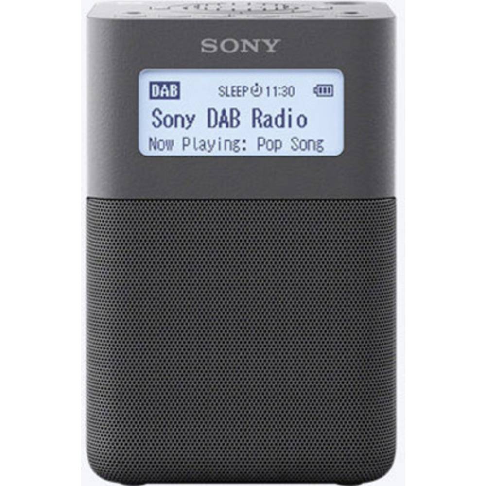 Sony XDR-V20D radiobudík DAB+, FM AUX šedá