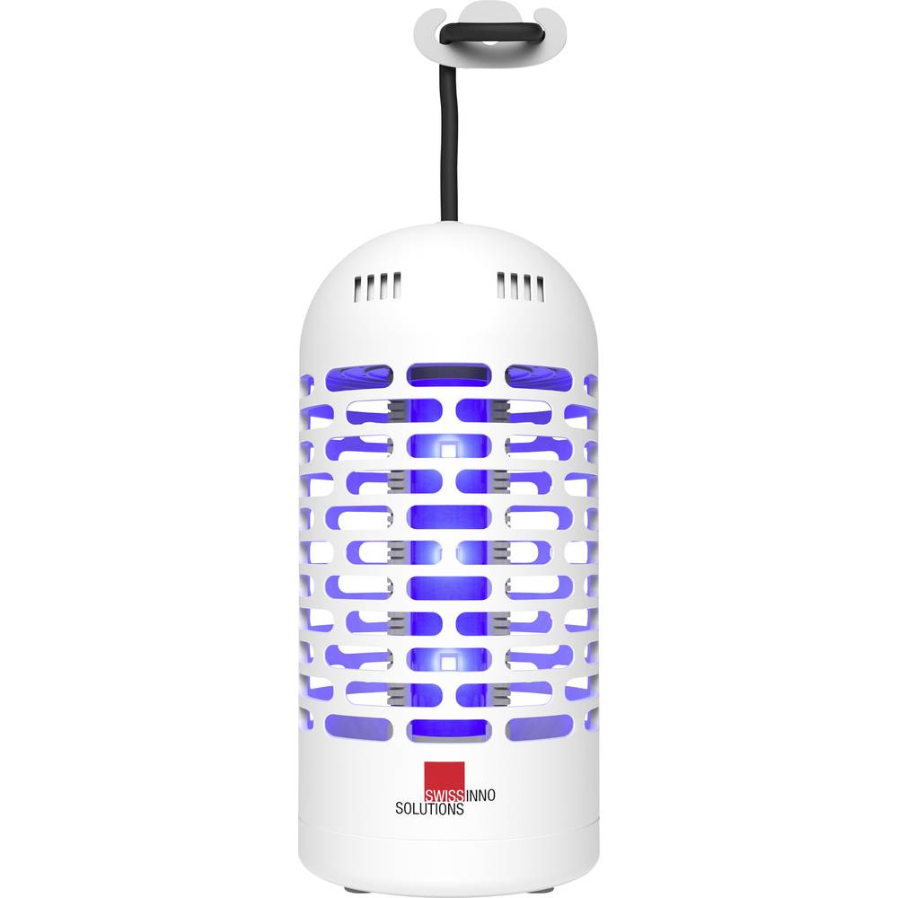Swissinno Premium 3W 1 254 001 UV světlo, mřížka pod napětím UV lapač hmyzu 3 W (Ø x v) 100 mm x 225 mm bílá 1 ks