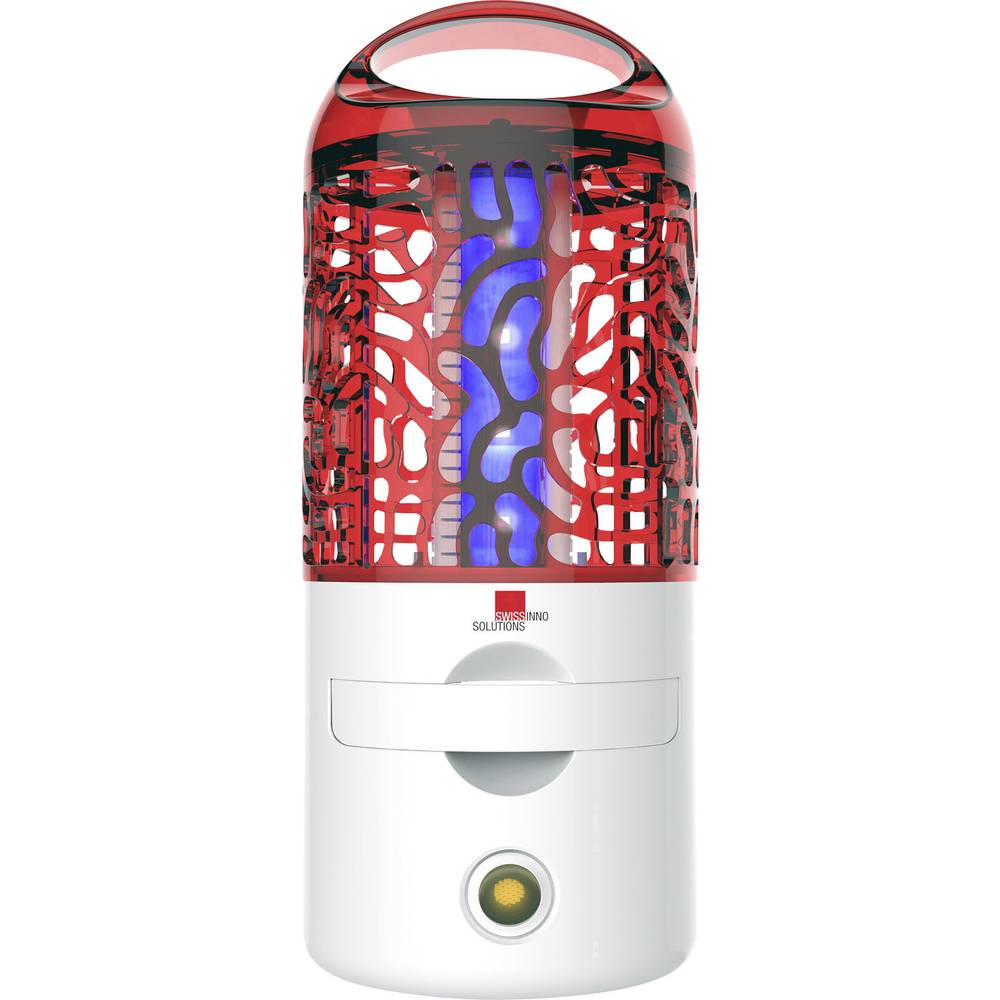 Swissinno Premium mobil 4W 1 244 001 UV světlo, mřížka pod napětím UV lapač hmyzu 4 W bílá, červená 1 ks