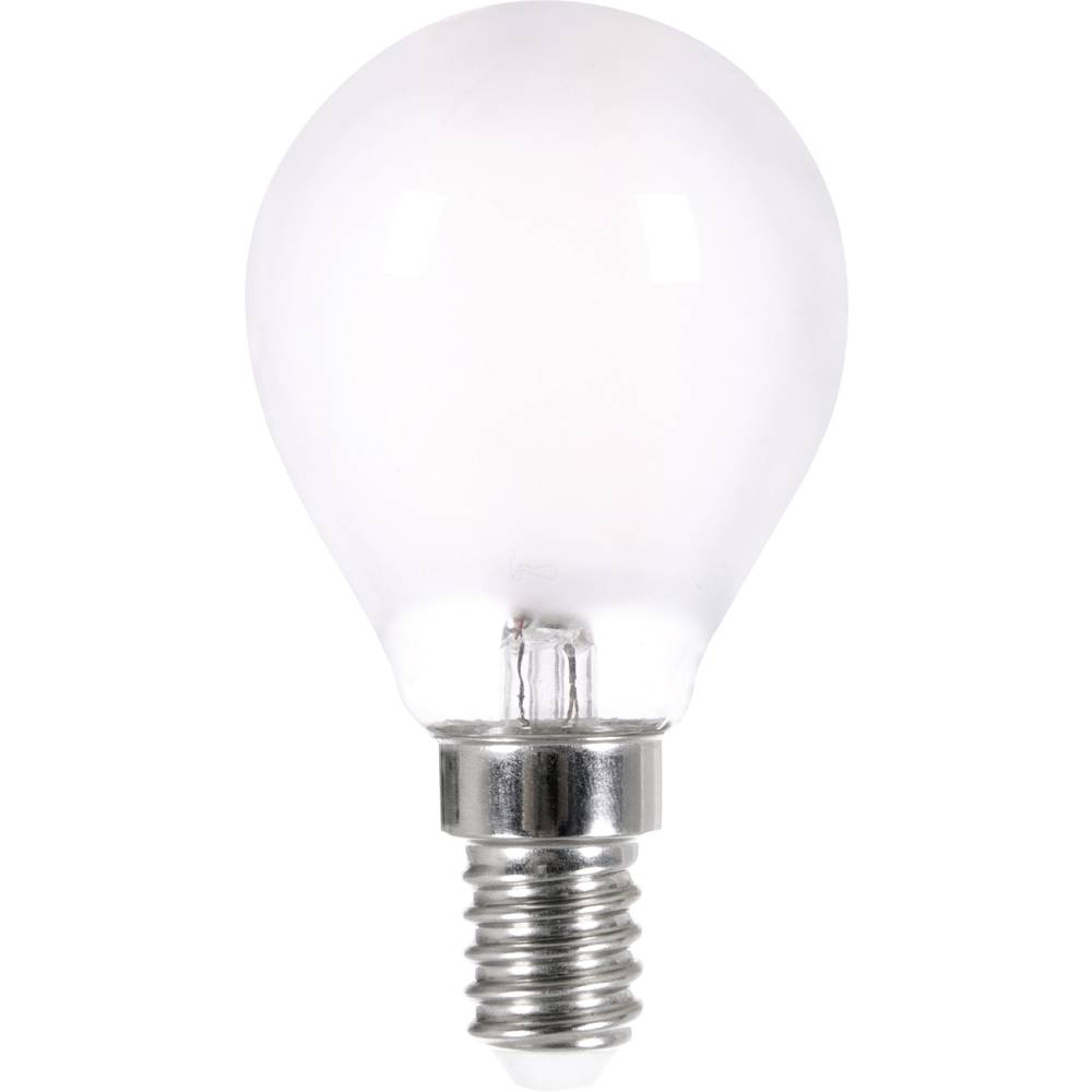 LightMe LM85267 LED Energetická třída (EEK2021) F (A - G) E14 kapkový tvar 4.8 W = 40 W teplá bílá (Ø x d) 45 mm x 78 mm