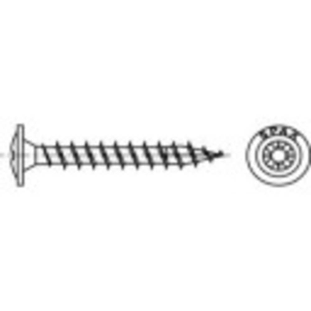 159805 vrut s půlkulatou hlavou 5 mm 50 mm křížová drážka Pozidriv ocel galvanizováno zinkem 1000 ks