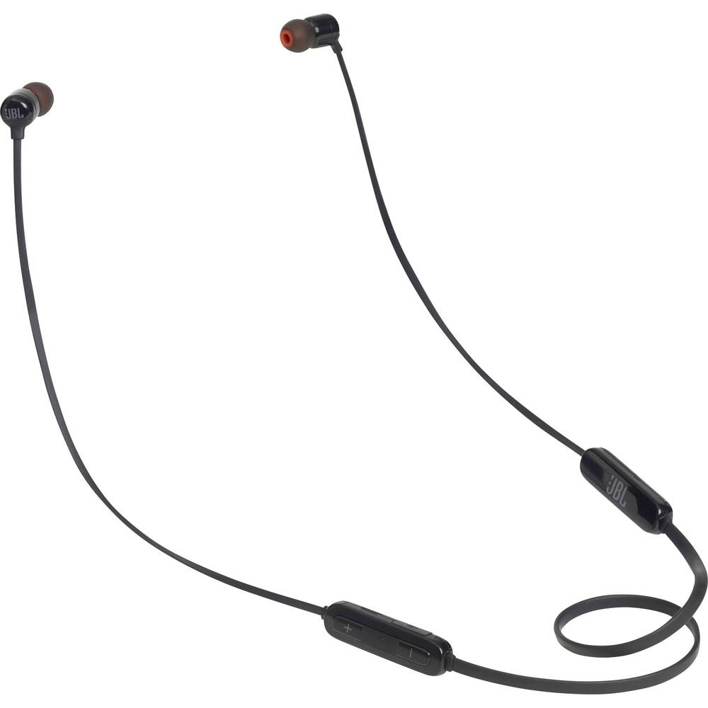 JBL T110BT Bluetooth® Hi-Fi špuntová sluchátka do uší černá