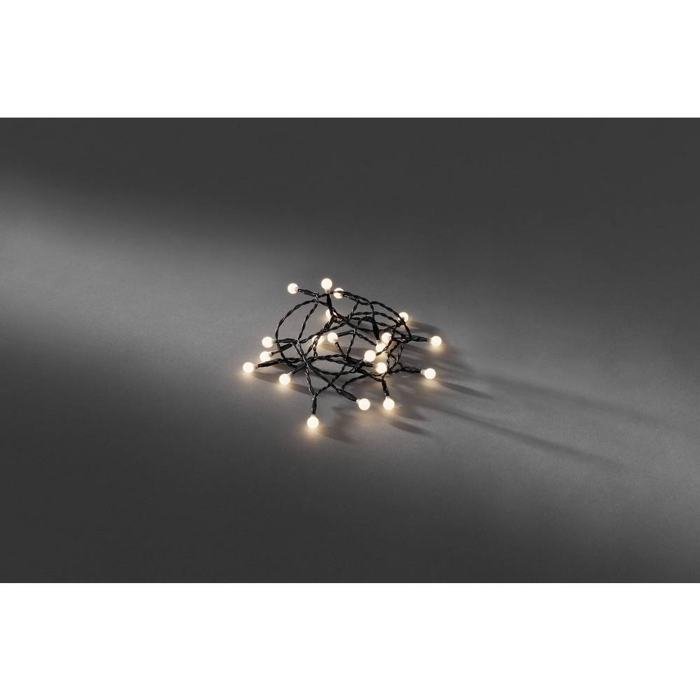 Konstsmide 1492-107 světelný řetěz s motivem vnitřní na baterii Počet žárovek 50 LED teplá bílá Délka světel: 3.92 m čas