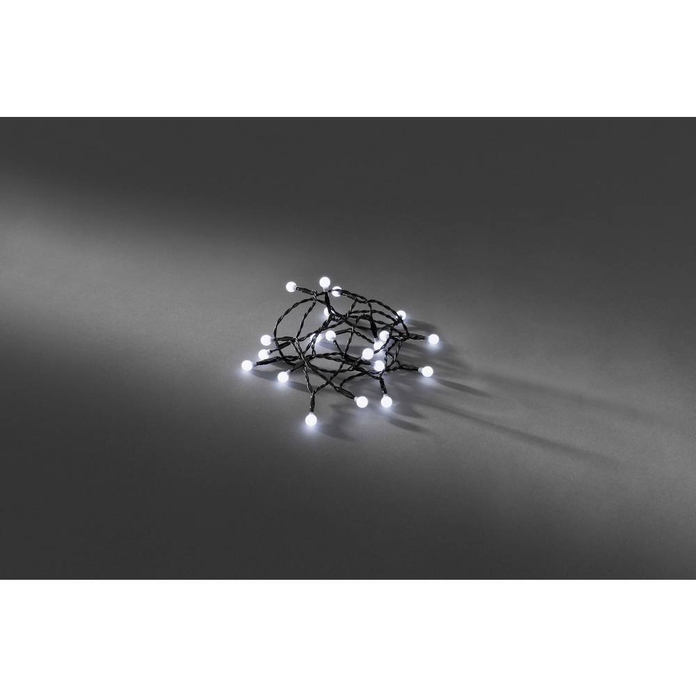 Konstsmide 1492-207 světelný řetěz s motivem vnitřní na baterii Počet žárovek 50 LED studená bílá Délka světel: 3.92 m