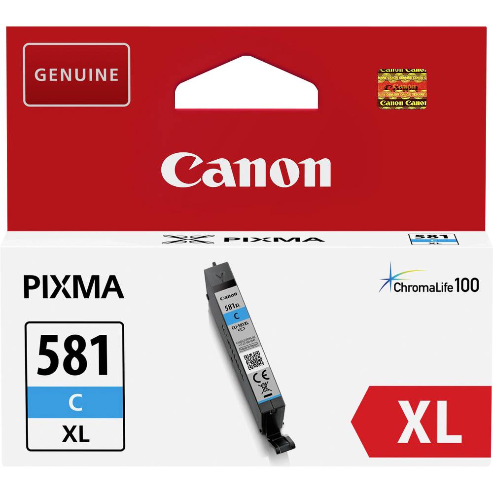 Canon Inkoustová kazeta CLI-581C XL originál azurová 2049C001 náplň do tiskárny