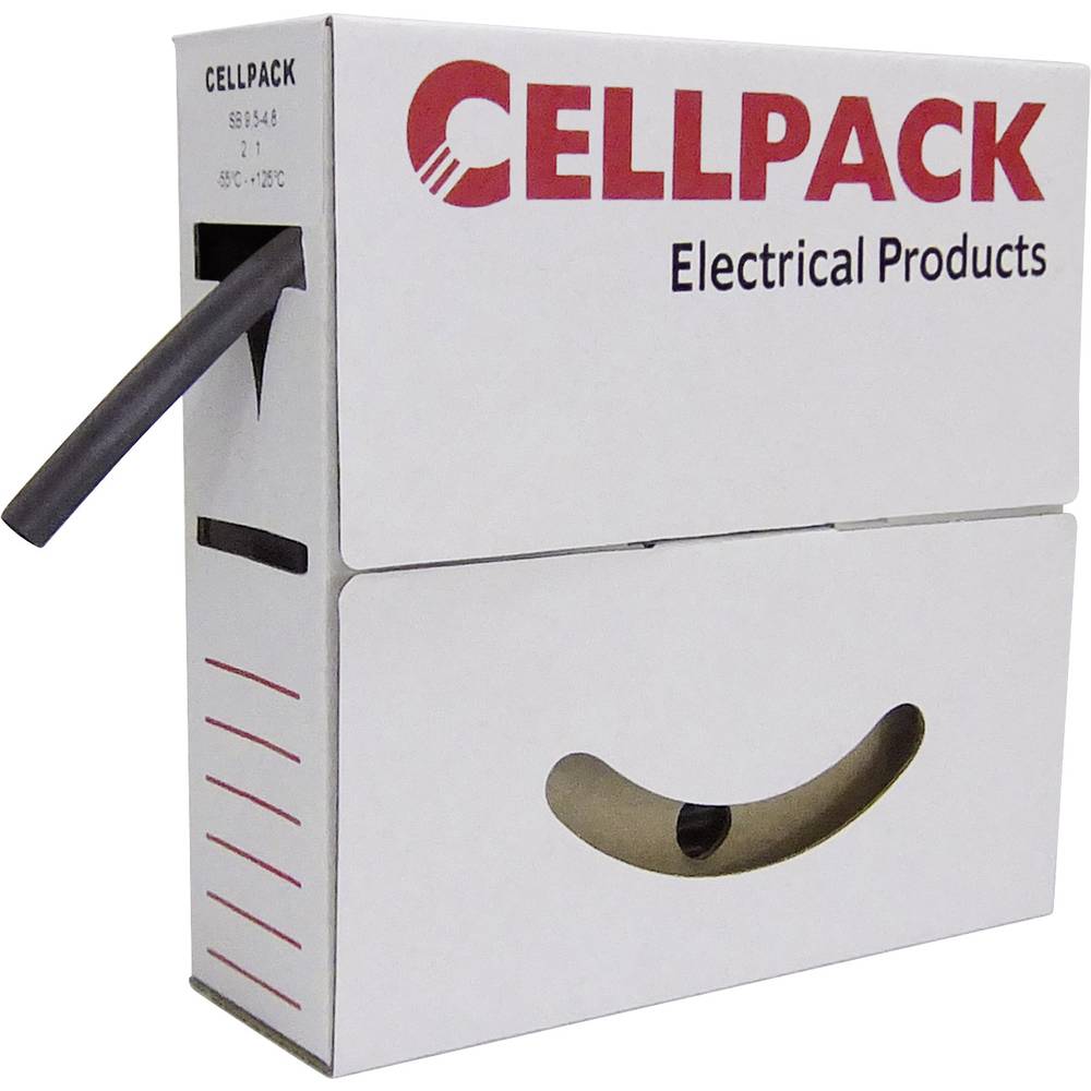 CellPack 127065 smršťovací bužírka bez lepidla černá 9.50 mm 4.80 mm Poměr smrštění:2:1 10 m