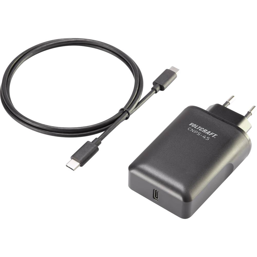 VOLTCRAFT CNPS-45 USB nabíječka 45 W do zásuvky (230 V) Výstupní proud (max.) 3 A Počet výstupů: 1 x USB-C® zásuvka USB