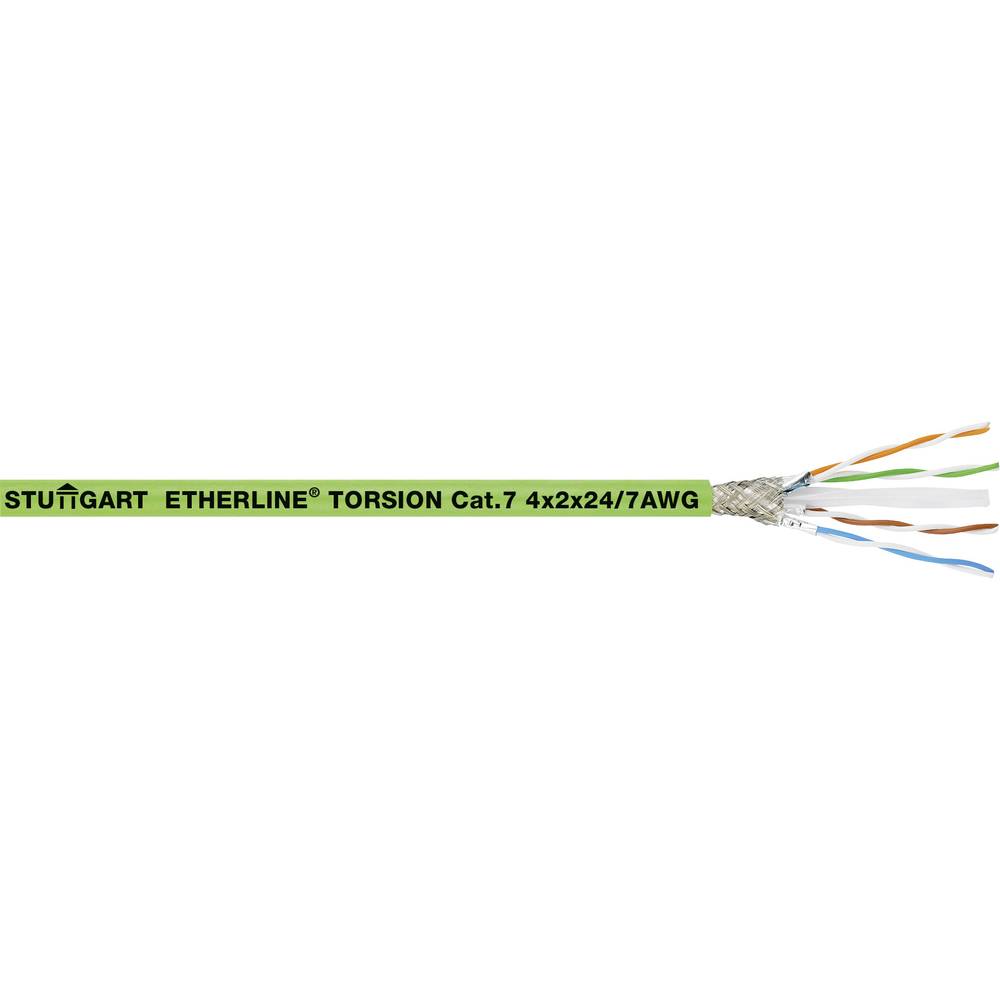 LAPP 2170481/100 ethernetový síťový kabel CAT 7 S/FTP 4 x 2 x 0.20 mm² zelená 100 m