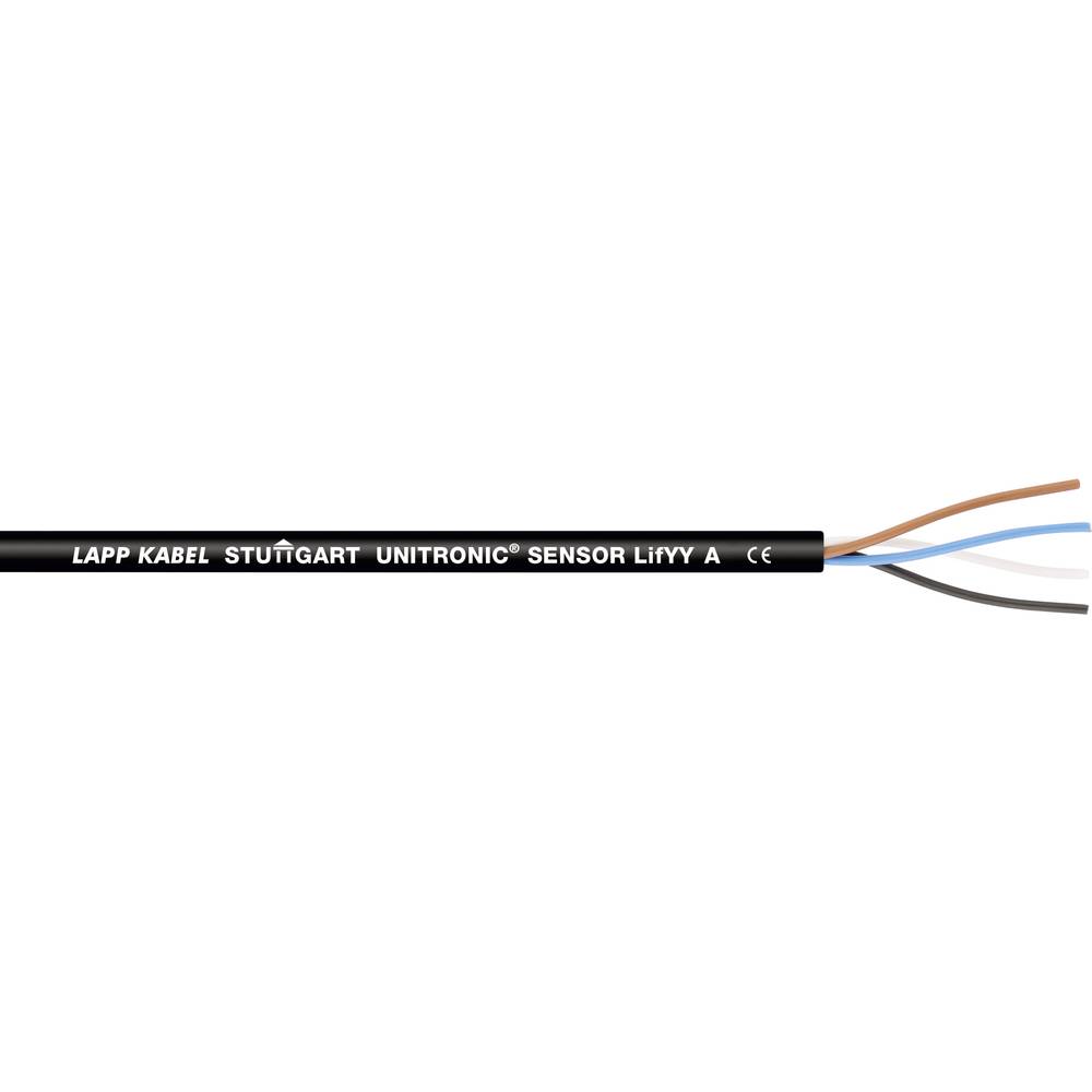 LAPP 7038906/100 senzorový kabel UNITRONIC® SENSOR LifYY A 4 x 0.34 mm² černá 100 m