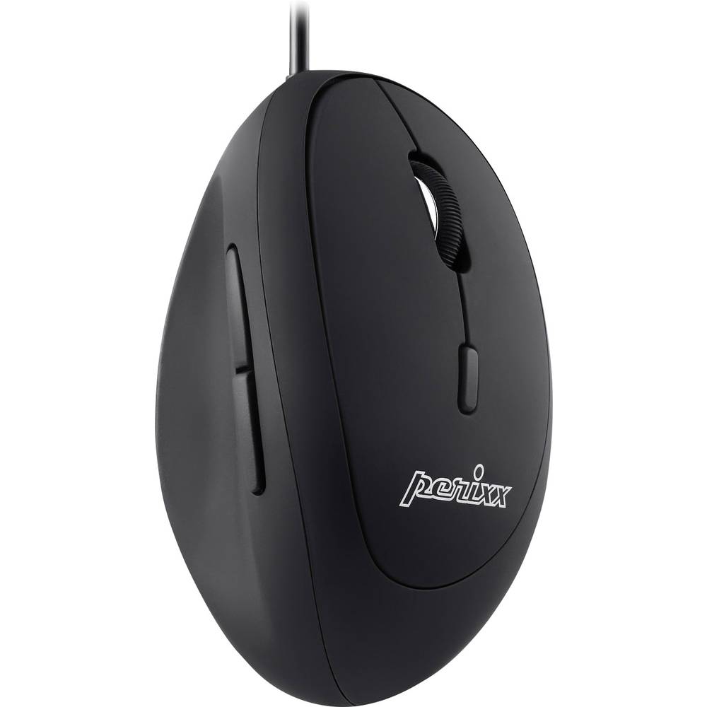 Perixx Perimice-519 ergonomická myš USB optická černá 6 tlačítko 1600 dpi ergonomická