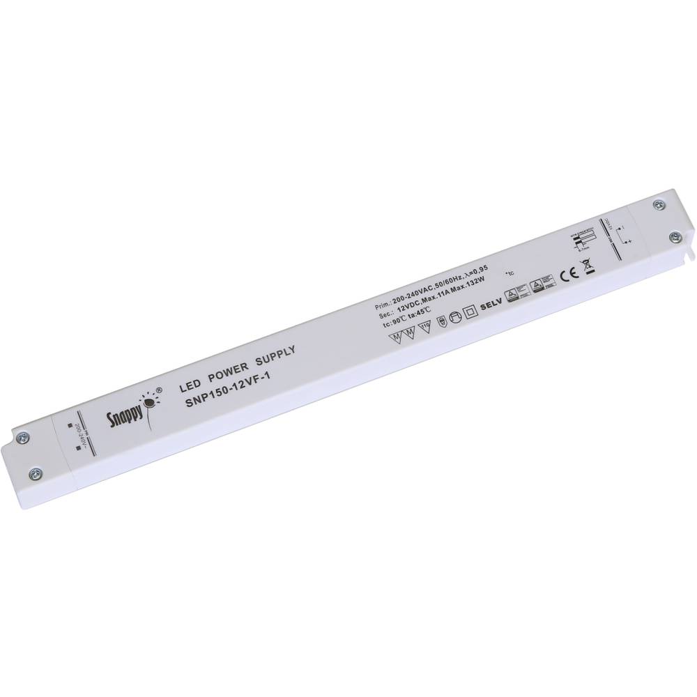 Dehner Elektronik Snappy SNP150-12VF-1 napájecí zdroj pro LED konstantní napětí 132 W 0 - 11 A 12 V/DC bez možnosti stmí
