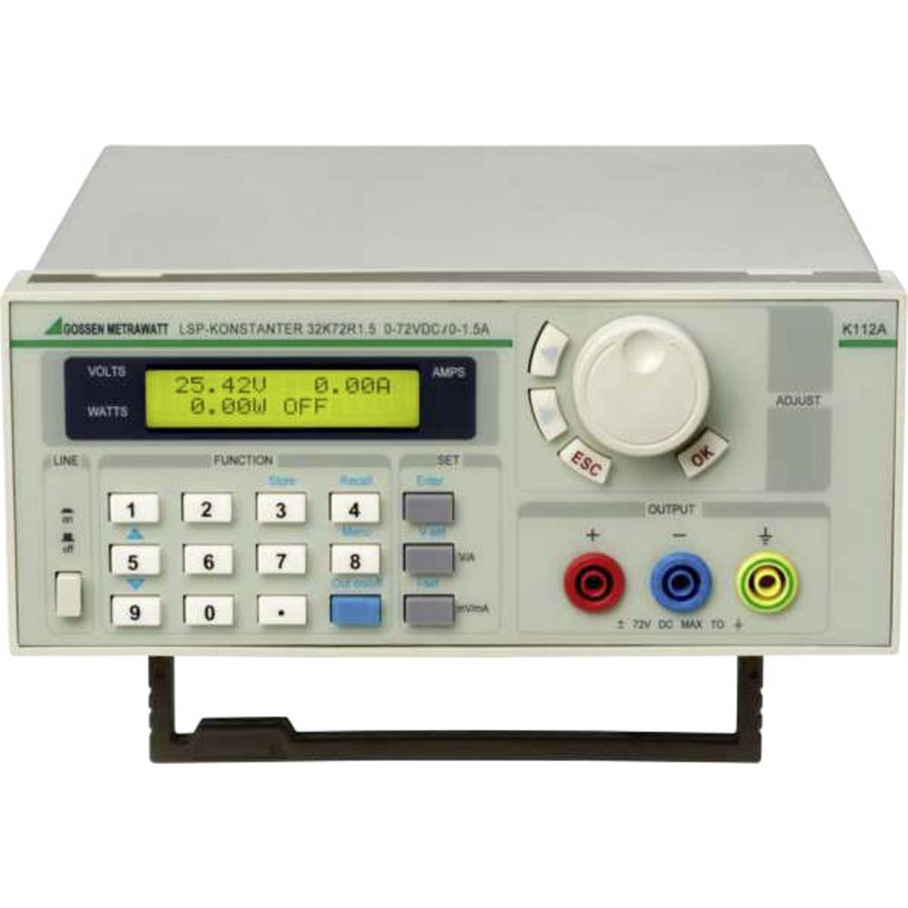 Gossen Metrawatt LSP 32 K 18 R 5 laboratorní zdroj s nastavitelným napětím, 0 - 18 V/DC, 0 - 5 A, 100 W, RS-232, lze dál