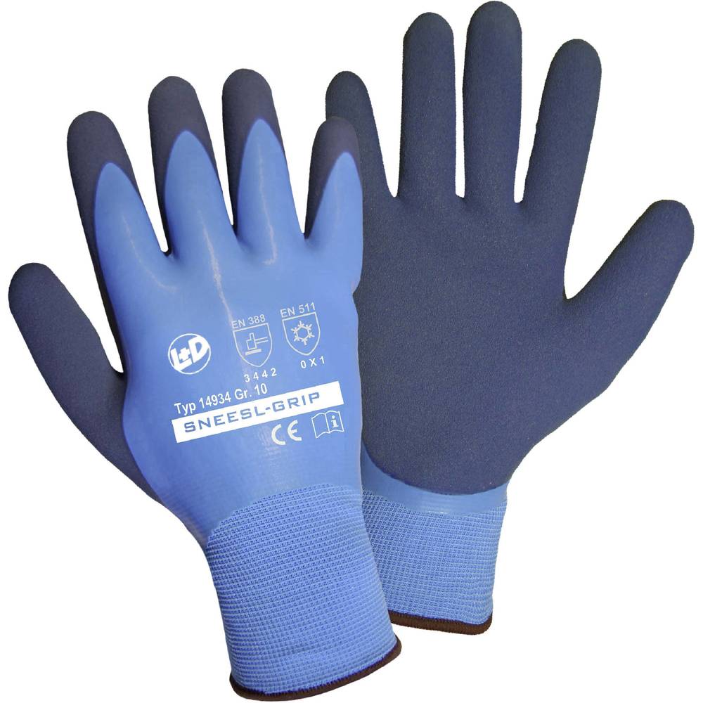 L+D Griffy SNEESL-GRIP 14934-8 latex pracovní rukavice Velikost rukavic: 8 1 pár