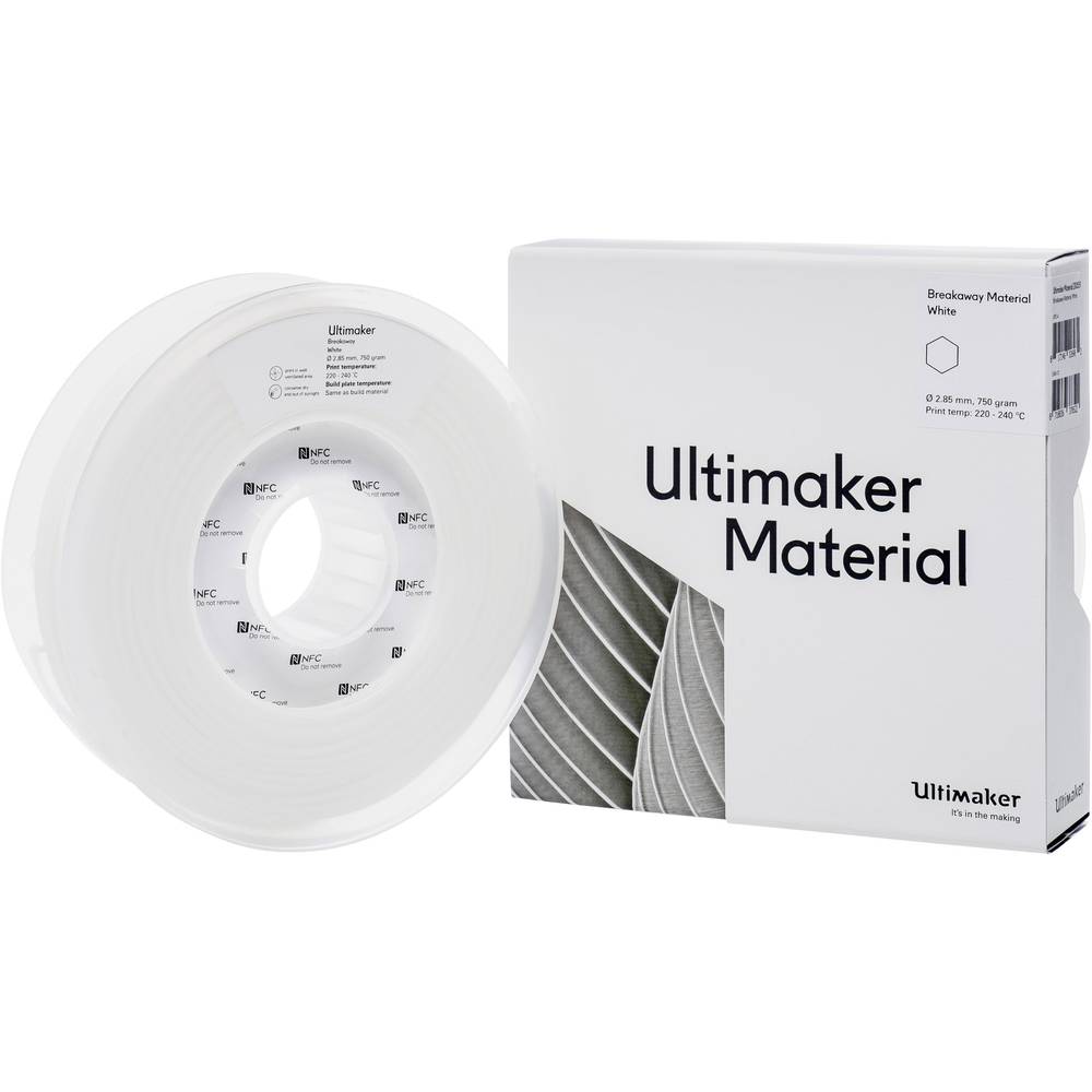 Ultimaker XP7102-1A1024 Breakaway vlákno pro 3D tiskárny 2.85 mm 750 g bílá 1 ks