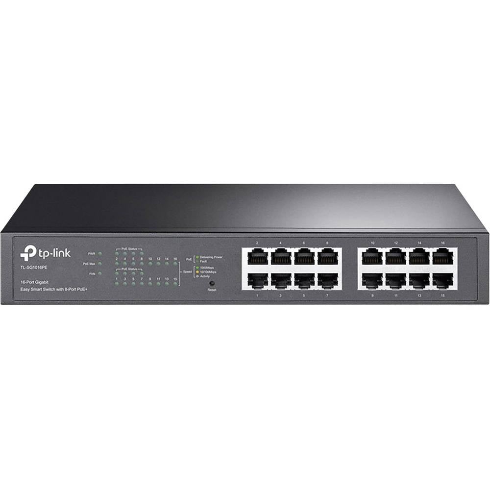 TP-LINK TL-SG1016PE síťový switch, 16 portů, funkce PoE