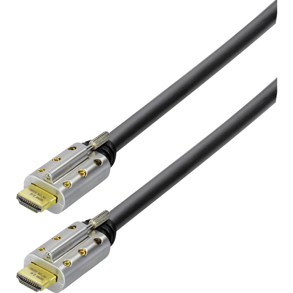 Maxtrack HDMI kabel Zástrčka HDMI-A, Zástrčka HDMI-A 20.00 m černá C 505-20 L podpora HDMI, stíněný, Audio Return Channe