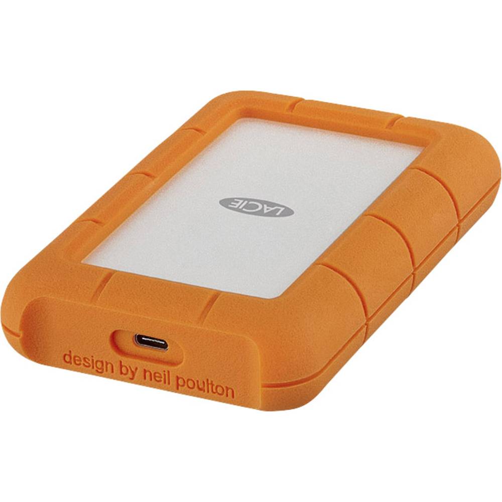 LaCie Rugged Secure 2 TB externí HDD 6,35 cm (2,5) USB-C® stříbrná, oranžová STFR2000403