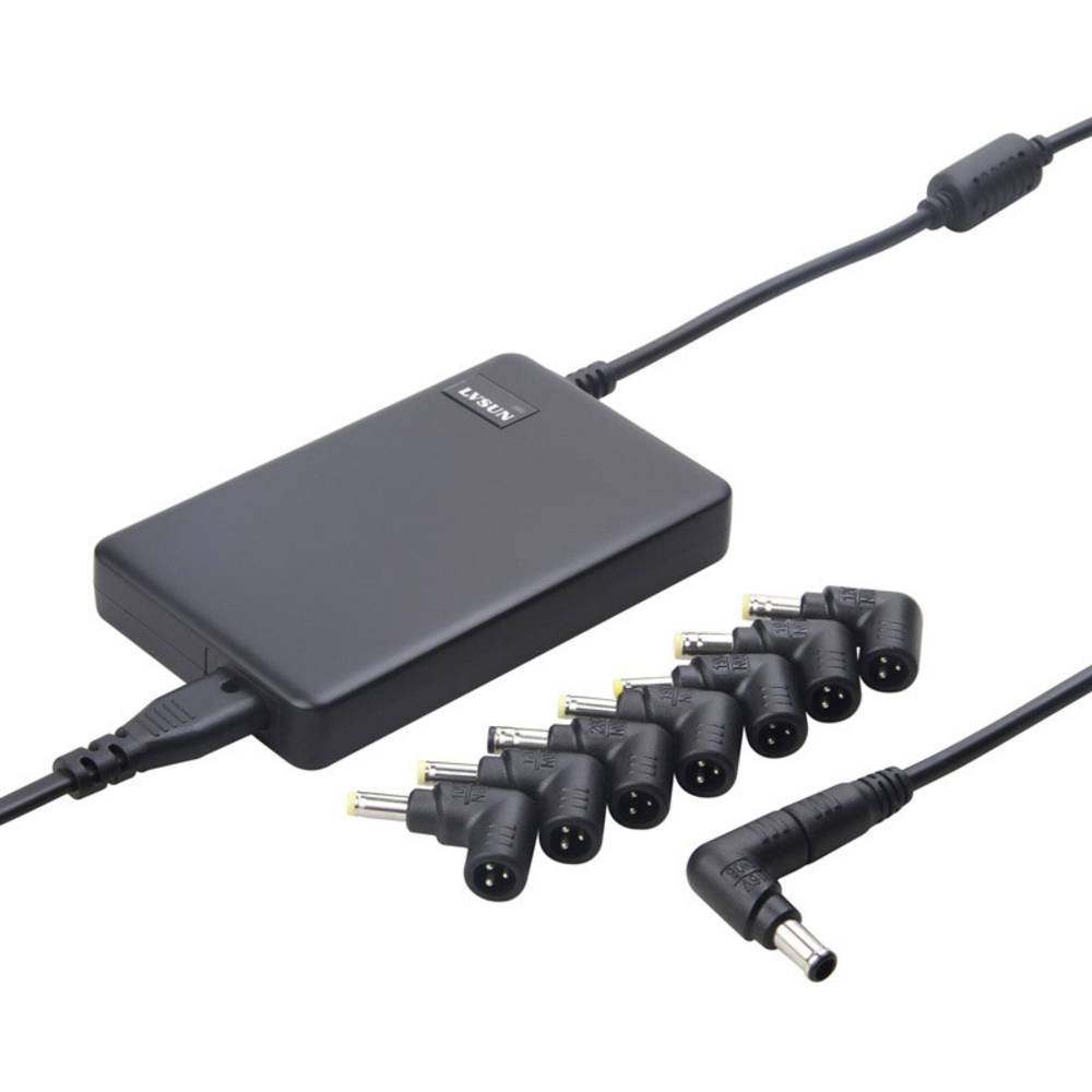 LVSUN Ultra Slim USB nabíjecí hub 90 W do zásuvky (230 V) Výstupní proud (max.) 10200 mA Počet výstupů: 3 x USB, DC zást
