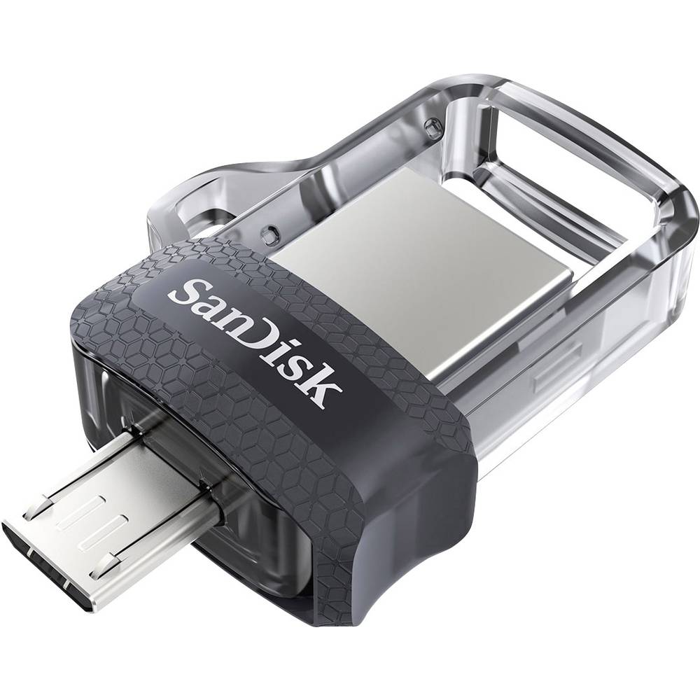 SanDisk Ultra® Dual Drive m3.0 USB paměť pro smartphony/tablety černá 64 GB microUSB (OTG), USB 3.2 Gen 1 (USB 3.0)