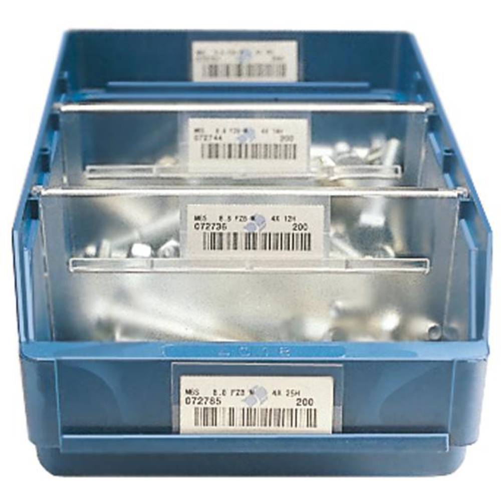 472622 ESD regálová krabice vhodné pro potraviny (š x v x h) 90 x 95 x 300 mm modrá 40 ks