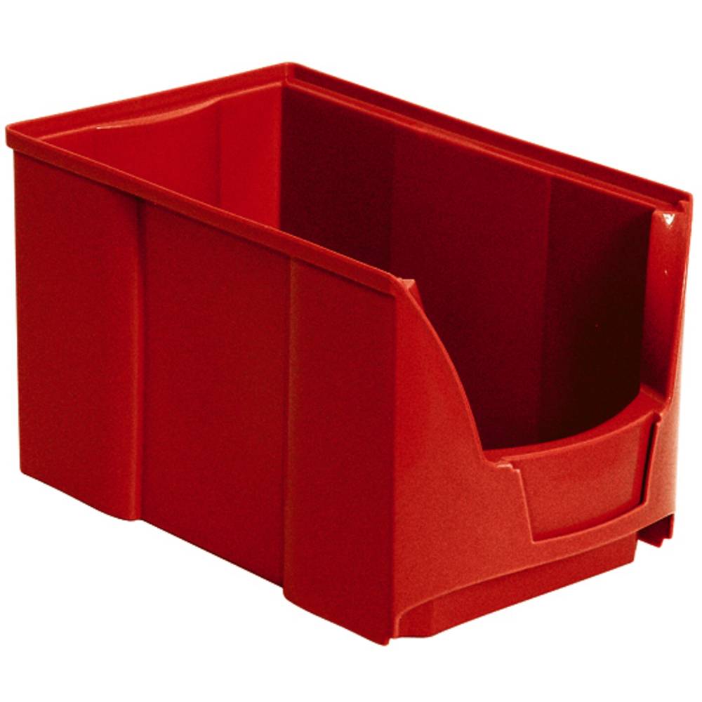 977323 skladový box vhodné pro potraviny (š x v x h) 200 x 200 x 360 mm červená 8 ks