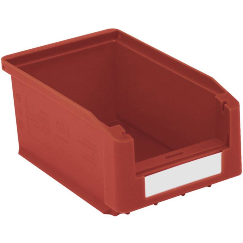 383941 skladový box vhodné pro potraviny (š x v x h) 103 x 75 x 160 mm červená 40 ks