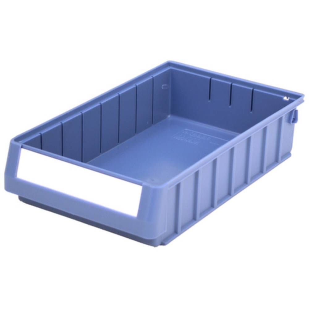 134131 regálová krabice vhodné pro potraviny (š x v x h) 234 x 90 x 400 mm modrá 8 ks