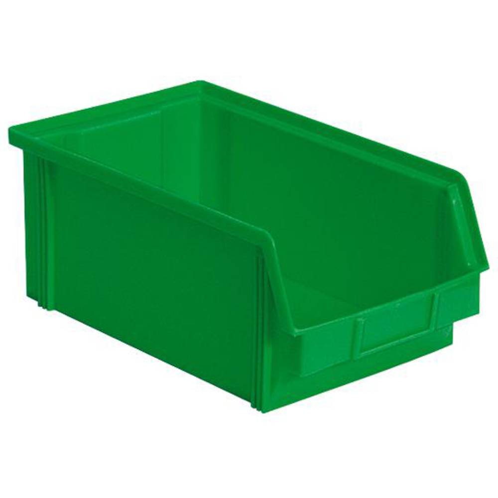 974427 skladový box vhodné pro potraviny (š x v x h) 200 x 145 x 350 mm zelená 12 ks