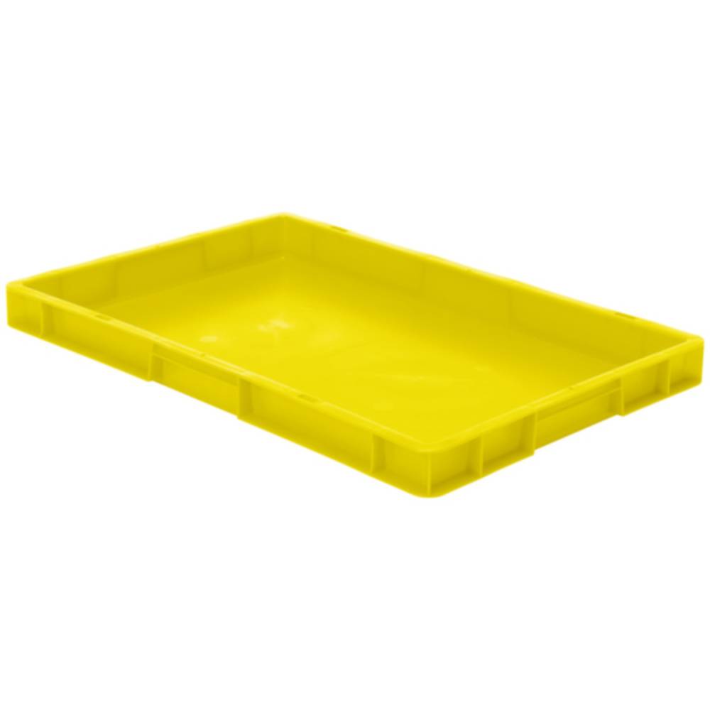 531676 stohovací zásobník vhodné pro potraviny (d x š x v) 600 x 400 x 50 mm žlutá 2 ks