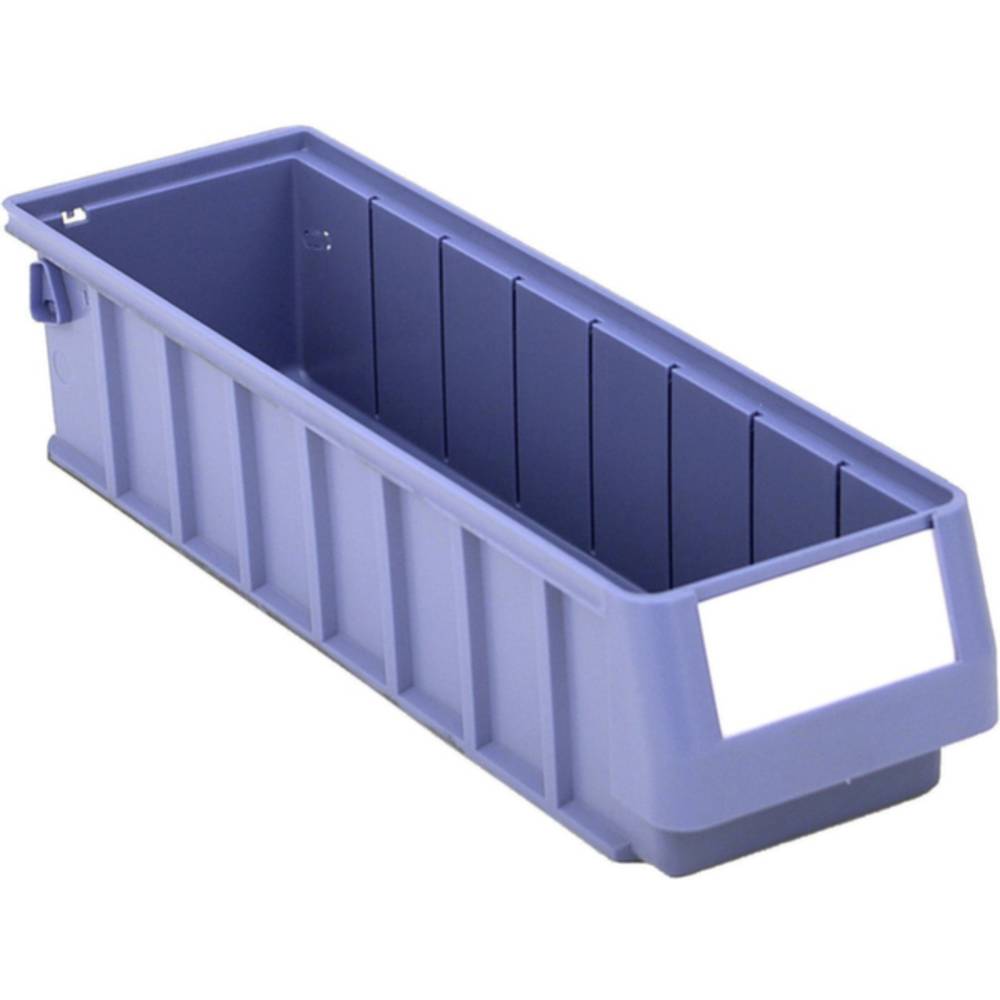 437315 regálová krabice vhodné pro potraviny (š x v x h) 117 x 90 x 400 mm modrá 16 ks