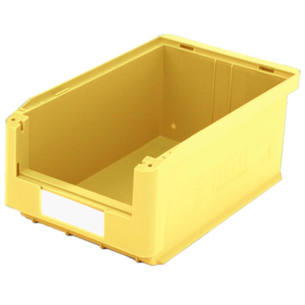 384037 skladový box vhodné pro potraviny (š x v x h) 210 x 145 x 350 mm žlutá 10 ks