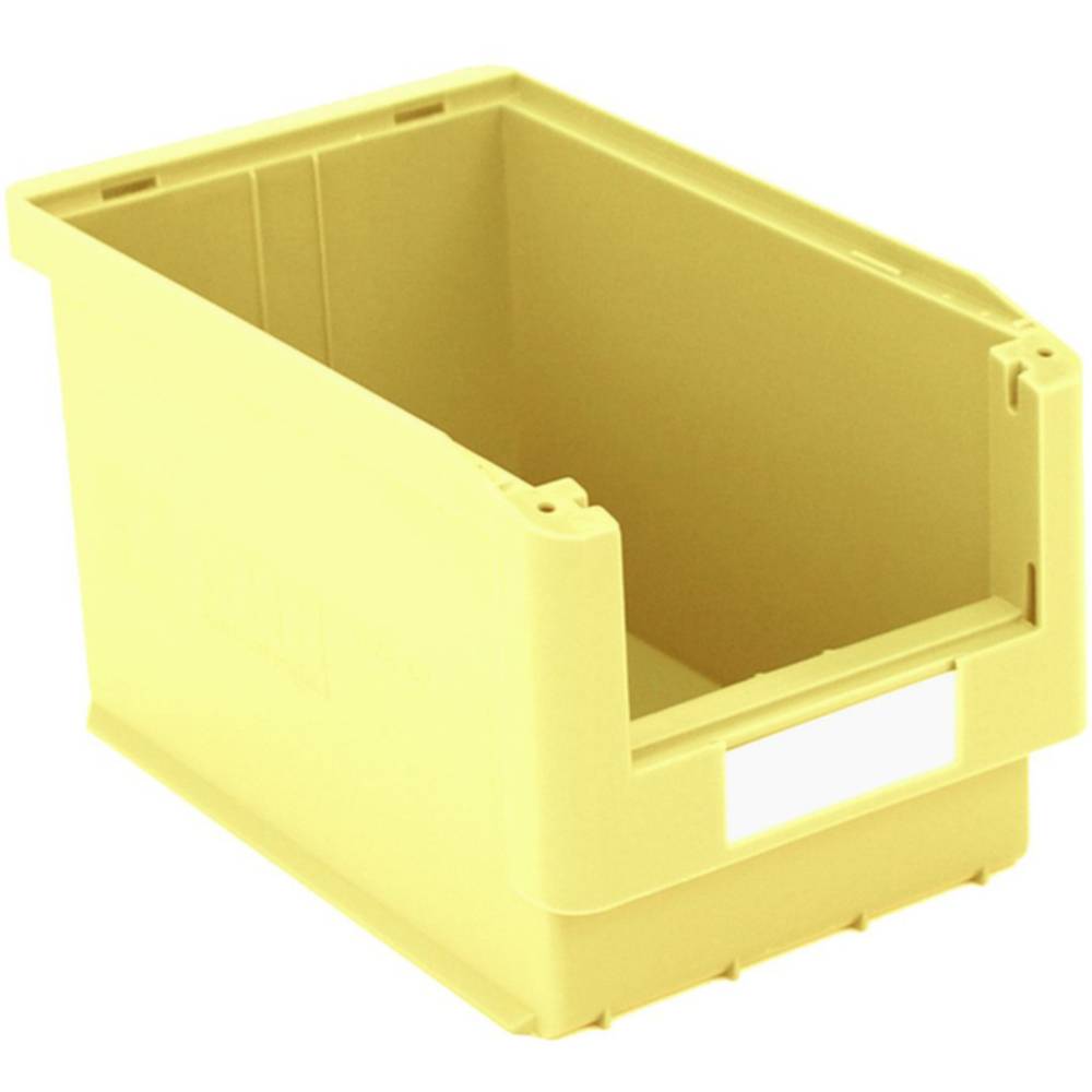 384219 skladový box vhodné pro potraviny (š x v x h) 210 x 200 x 350 mm žlutá 10 ks