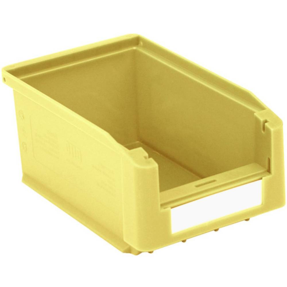 383908 skladový box vhodné pro potraviny (š x v x h) 103 x 75 x 160 mm žlutá 40 ks