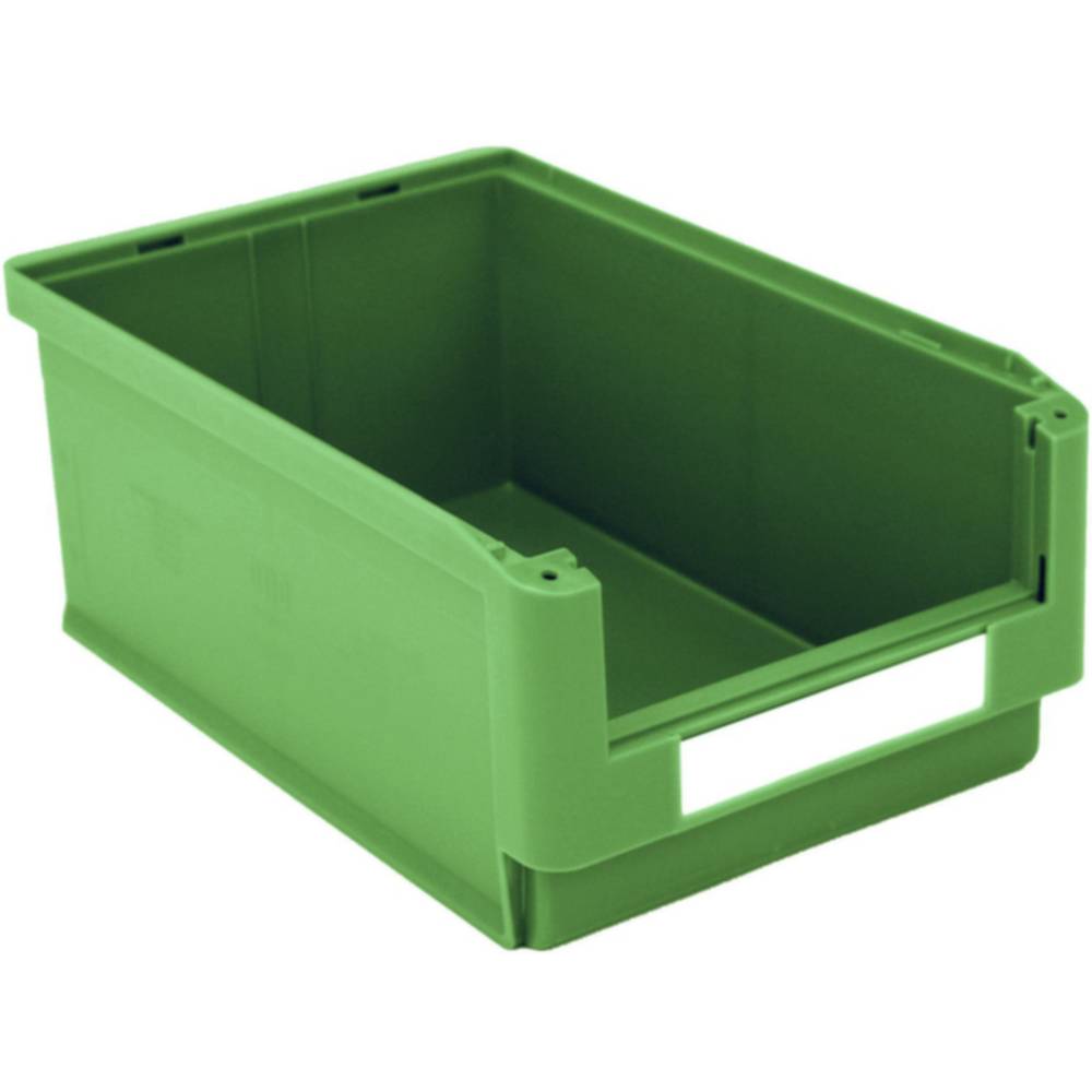 384536 skladový box vhodné pro potraviny (š x v x h) 315 x 200 x 500 mm zelená 6 ks
