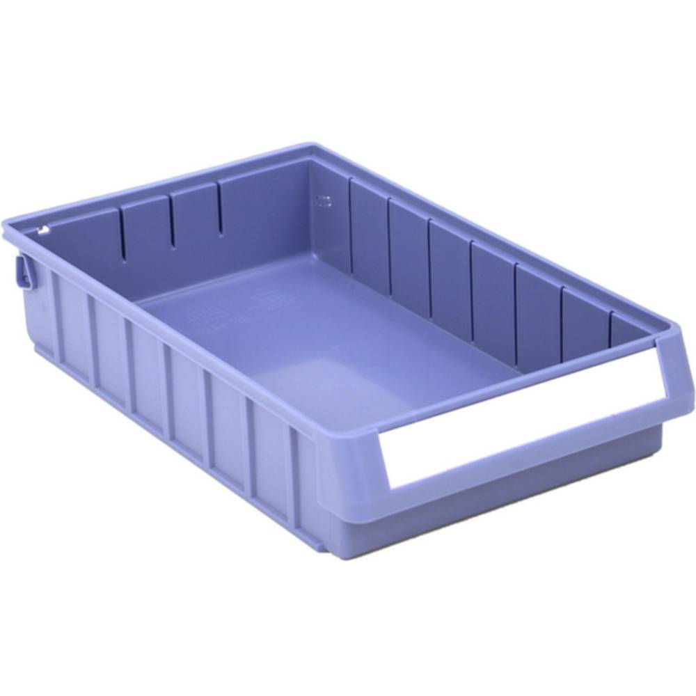 102642 regálová krabice vhodné pro potraviny (š x v x h) 234 x 80 x 400 mm modrá 8 ks