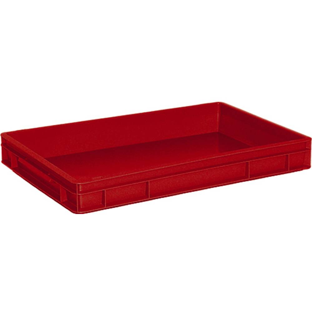 1658719 stohovací zásobník Basic vhodné pro potraviny (d x š x v) 600 x 400 x 75 mm červená 1 ks