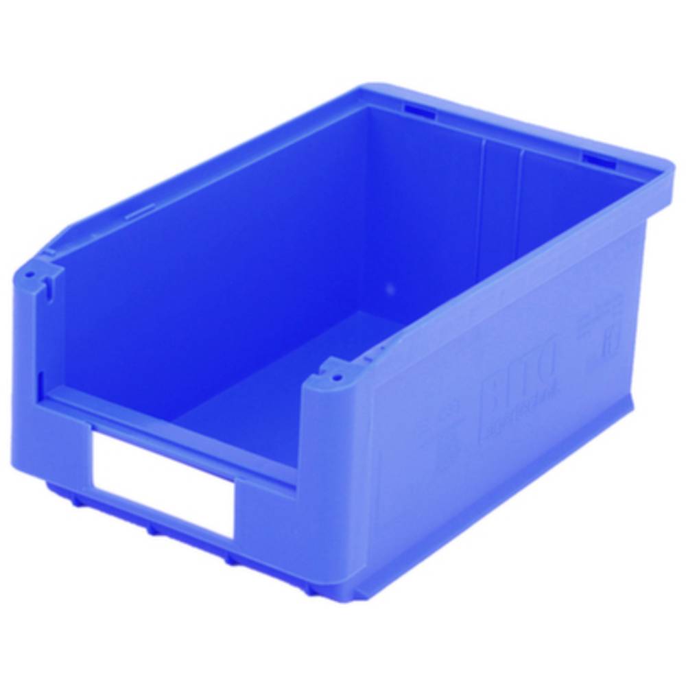 383996 skladový box vhodné pro potraviny (š x v x h) 210 x 145 x 350 mm modrá 10 ks