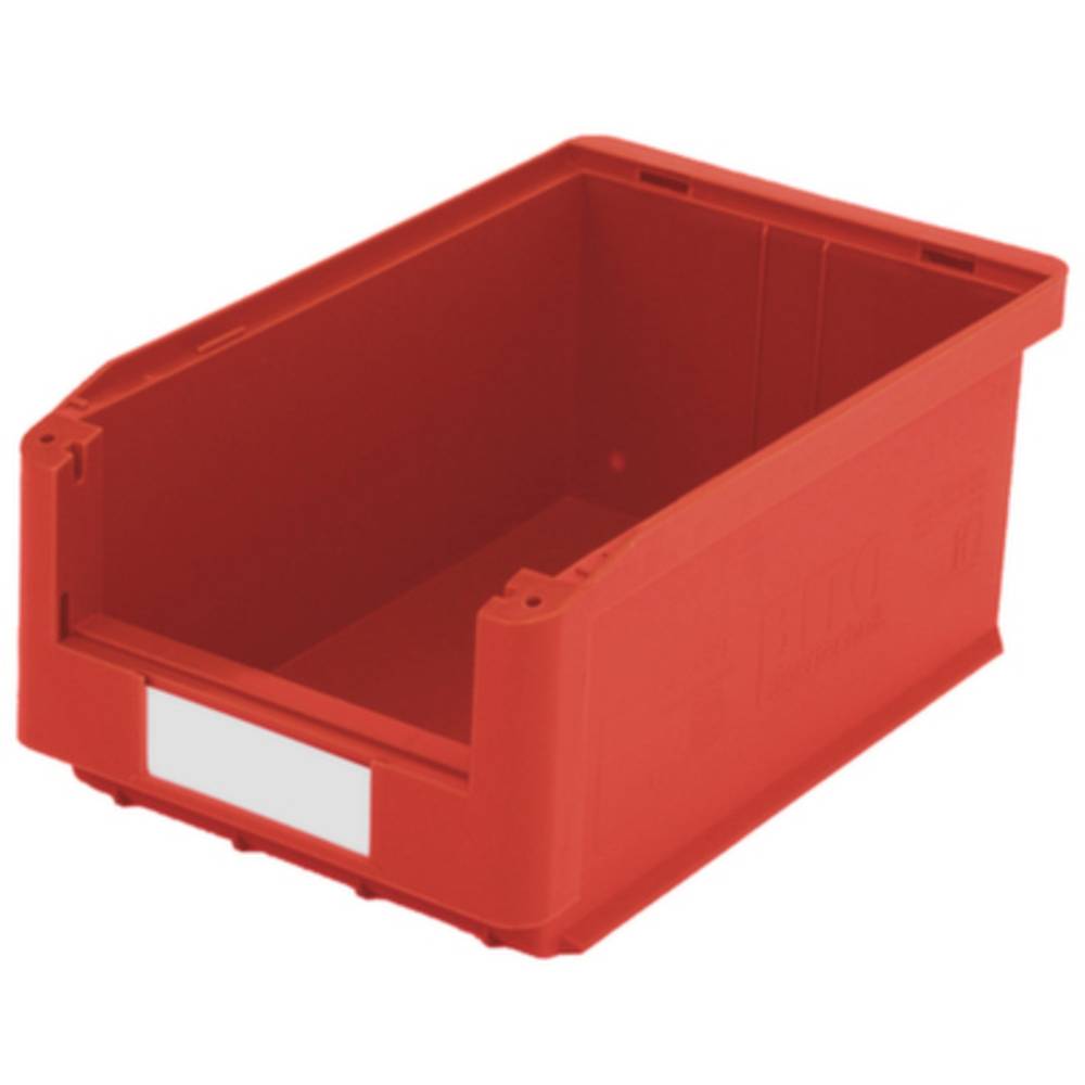 384139 skladový box vhodné pro potraviny (š x v x h) 210 x 145 x 350 mm červená 10 ks