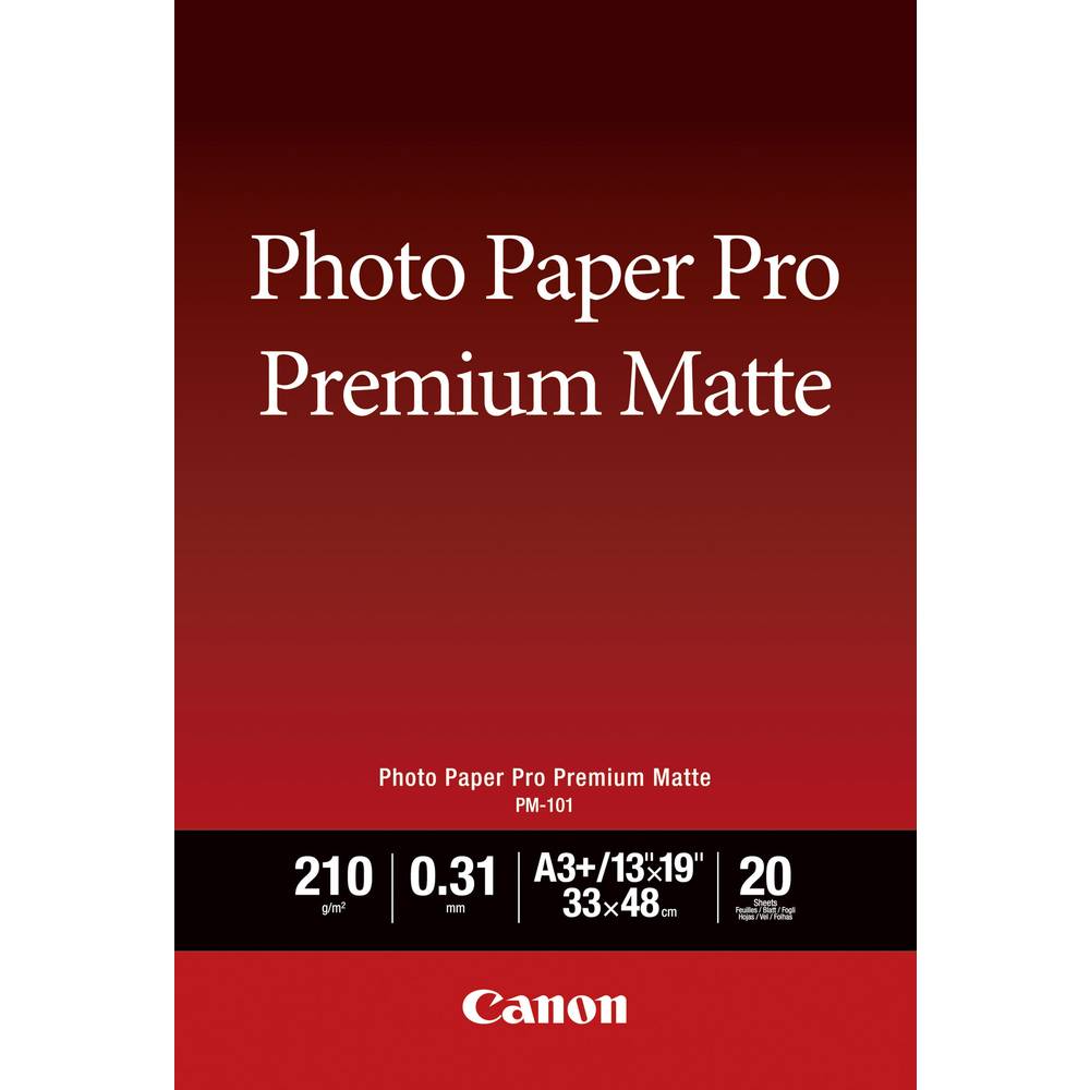 Canon Photo Paper Pro Premium Matte PM-101 8657B006 fotografický papír A3 210 g/m² 20 listů matný