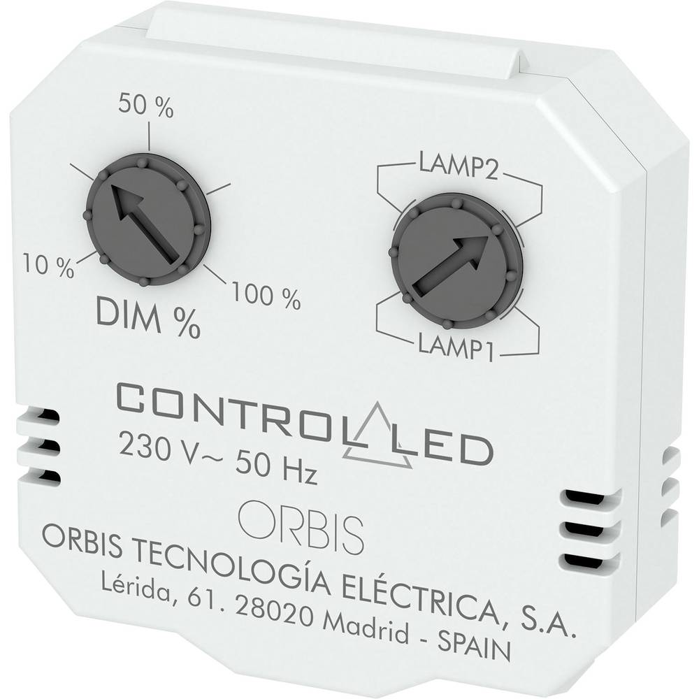 ORBIS Zeitschalttechnik OB200010 stmívač pod omítku Vhodné pro svítidlo: žárovka, energeticky úsporná žárovka, halogenov