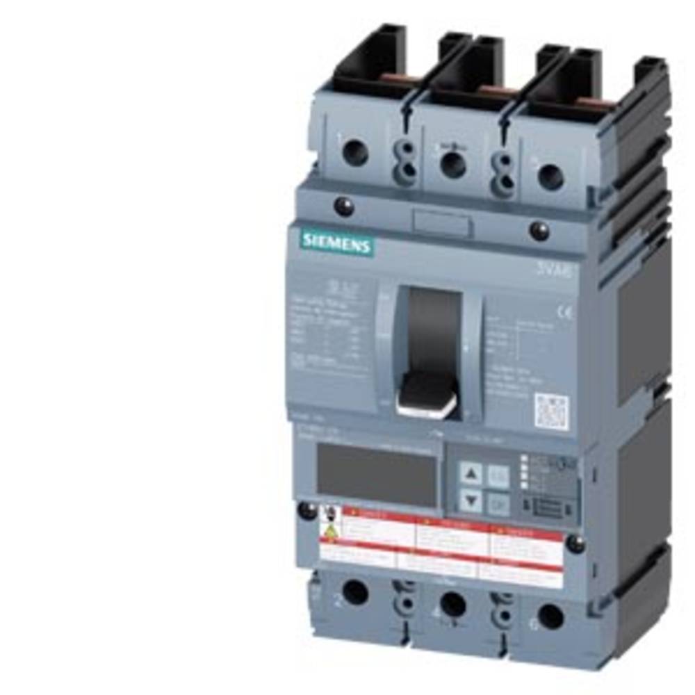Siemens 3VA6115-8KP31-0AA0 výkonový vypínač 1 ks Rozsah nastavení (proud): 60 - 150 A Spínací napětí (max.): 600 V/AC (š