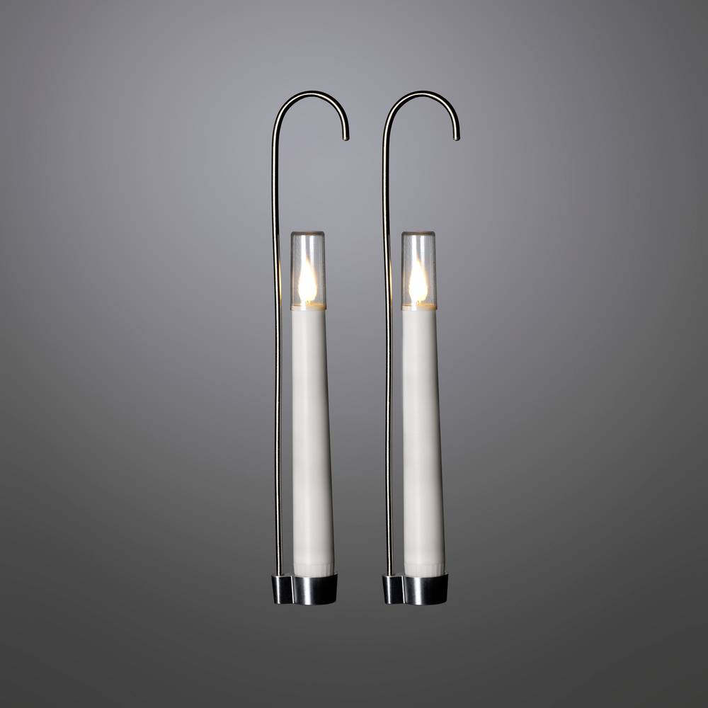 Konstsmide 1870-230 LED svíčka sada 2 ks bílá teplá bílá